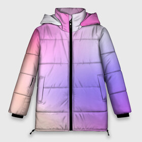 Женская зимняя куртка 3D с принтом светлый градиент розовый мода в Курске, верх — 100% полиэстер; подкладка — 100% полиэстер; утеплитель — 100% полиэстер | длина ниже бедра, силуэт Оверсайз. Есть воротник-стойка, отстегивающийся капюшон и ветрозащитная планка. 

Боковые карманы с листочкой на кнопках и внутренний карман на молнии | без логотипов | градиент | желтый | краска | кремовый | легкий | мода | нежный | пастельный | переход | плавный | простой | розовый | светлый | сиреневый | тай дай | тайдай | фиолетовый