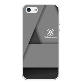 Чехол для iPhone 5/5S матовый с принтом VOLKSWAGEN в Курске, Силикон | Область печати: задняя сторона чехла, без боковых панелей | abstract | auto | brand | car | geometry | sport | texture | volkswagen | абстракция | авто | автомобильные | бренд | геометрия | классика | машины | модные | спорт | стиль | текстура | фольксваген