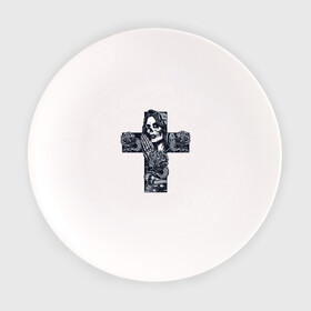 Тарелка с принтом Крест с девушкой (с черепом) в Курске, фарфор | диаметр - 210 мм
диаметр для нанесения принта - 120 мм | волосы | дама | девушка | корона | кости | крест | пиковая | праздник | розы | череп