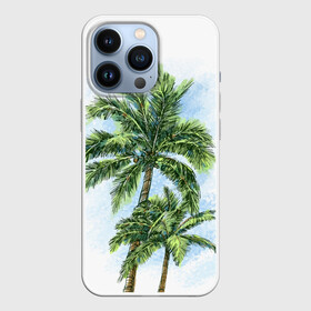 Чехол для iPhone 13 Pro с принтом Пальмы над головой в Курске,  |  | август | вода | дача | деревня | жара | загар | зелень | зной | июль | июнь | каллиграфия | каникулы | купальник | купание | курорт | луг | море | мороженое | отдых | отпуск | песок | пляж | радость | сезон