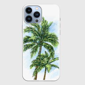 Чехол для iPhone 13 Pro Max с принтом Пальмы над головой в Курске,  |  | август | вода | дача | деревня | жара | загар | зелень | зной | июль | июнь | каллиграфия | каникулы | купальник | купание | курорт | луг | море | мороженое | отдых | отпуск | песок | пляж | радость | сезон