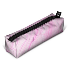Пенал 3D с принтом розовые разводы краска зефир в Курске, 100% полиэстер | плотная ткань, застежка на молнии | Тематика изображения на принте: абстракция | зефир | краска. разводы | нежный | повседневный | простой | светлый