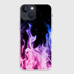 Чехол для iPhone 13 mini с принтом НЕОНОВЫЙ ОГОНЬ в Курске,  |  | bright | fire | flame | heat | light | wildfire | искры | огненный | огонь | пламя | пожар