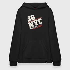 Худи SuperOversize хлопок с принтом 1986 New York Brooklyn в Курске, 70% хлопок, 30% полиэстер, мягкий начес внутри | карман-кенгуру, эластичная резинка на манжетах и по нижней кромке, двухслойный капюшон
 | 1986 | bronx | brooklyn | city | manhattan | new york | queens | retro | staten island | usa | vintage | бронкс | бруклин | винтаж | джерси | квинс | мантэттен | манхеттен | манхэттэн | нью джерси | нью йорк | остров | ретро | стейтен айленд | сш