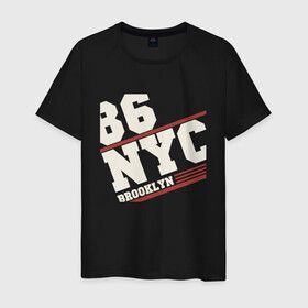 Мужская футболка хлопок с принтом 1986 New York Brooklyn в Курске, 100% хлопок | прямой крой, круглый вырез горловины, длина до линии бедер, слегка спущенное плечо. | Тематика изображения на принте: 1986 | bronx | brooklyn | city | manhattan | new york | queens | retro | staten island | usa | vintage | бронкс | бруклин | винтаж | джерси | квинс | мантэттен | манхеттен | манхэттэн | нью джерси | нью йорк | остров | ретро | стейтен айленд | сш
