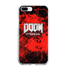 Чехол для iPhone 7Plus/8 Plus матовый с принтом Doom Eternal в Курске, Силикон | Область печати: задняя сторона чехла, без боковых панелей | bethesda softworks | doom eternal | doomguy | id software | демоны | дум этернал | марс | палач рока | этернал