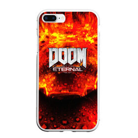 Чехол для iPhone 7Plus/8 Plus матовый с принтом Doom Eternal в Курске, Силикон | Область печати: задняя сторона чехла, без боковых панелей | bethesda softworks | doom eternal | doomguy | id software | демоны | дум этернал | марс | палач рока | этернал