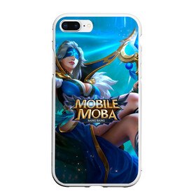 Чехол для iPhone 7Plus/8 Plus матовый с принтом mobile legends в Курске, Силикон | Область печати: задняя сторона чехла, без боковых панелей | 5v5 | dota | game | heroes | legends | moba | mobile | mobile legends | mobile moba | pubg | pvp | герои | дети | для женщин | для мужчин | дота | игра | легенда | моба | мобла