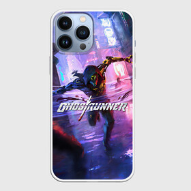 Чехол для iPhone 13 Pro Max с принтом Ghostrunner в Курске,  |  | action | cyberpunk | future | game | genji | ghostrunner | hardcore | keymaster | ninja | samurai | sci fi | slasher | stream | арт | будущее | в стиме | генджи | гендзи | генжи | гостраннер | гэндзи | игра | киберпанк | нинздя | нинзя | самурай | слэшер 