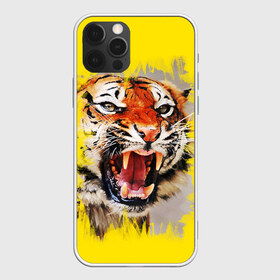 Чехол для iPhone 12 Pro Max с принтом Оскал тигра в Курске, Силикон |  | Тематика изображения на принте: барс | волк | детёныш | джунгли | енот | животное | зубр | кот | лев | леопард | львица | медведь | охотник | пасть | полосы | пятнистая | рык | рычание | тигр | тигрица | хозяин | царьзверей | шерсть