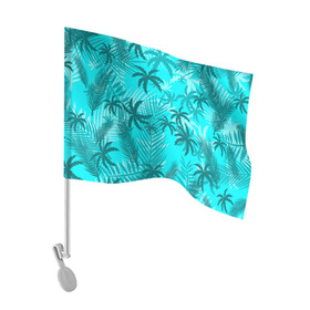 Флаг для автомобиля с принтом НЕОНОВЫЕ ПАЛЬМЫ в Курске, 100% полиэстер | Размер: 30*21 см | hotline miami | neon | new retro wave | outrun | outrun electro | palmen | retro | retrowave | sea | summer | synth | synthwave | tropical | лето | море | неон | пальмы | ретро | тропики | хотлайн майами