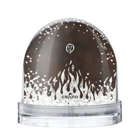 Снежный шар с принтом cs:go - Оксидное пламя в Курске, Пластик | Изображение внутри шара печатается на глянцевой фотобумаге с двух сторон | blaze | csgo | oxide | игра | контра | контрстрайк | кс | ксго | огонь | оксидное | пламя | скины | страйк