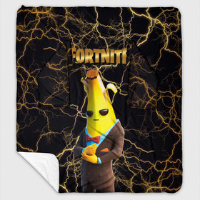 Плед с рукавами с принтом Peely Fortnite в Курске, 100% полиэстер | Закругленные углы, все края обработаны. Ткань не мнется и не растягивается. Размер 170*145 | banan | banana | banana peely | chapter 2 | fortnite | fortnite 2 | fortnitemare | peely | peely fortnite | банан | банан из фортнайт | лого фортнайт | пиили | пилли | фортнайт | фортнайт 2 | фортнайт вторая глава | фортнайт глава 2