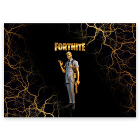 Поздравительная открытка с принтом Gold Midas Fortnite 2 в Курске, 100% бумага | плотность бумаги 280 г/м2, матовая, на обратной стороне линовка и место для марки
 | chapter 2 | fortnite | fortnite 2 | gold midas | gold midas fortnite | gold midas fortnite 2 | midas | season 2 | золотой | золотой мидас | лого фортнайт | мидас | сезон 2 | фортнайт | фортнайт 2 | фортнайт вторая глава | фортнайт глава 2