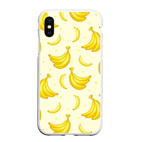 Чехол для iPhone XS Max матовый с принтом Банана в Курске, Силикон | Область печати: задняя сторона чехла, без боковых панелей | pattern | textures | tnt | абстракция | бананабум | бананы | ветки | взрыв | геометрия | градиент | дождь | заливка | обезьяна | паттерны | пиксели | пикси | продукты | текстура | текстуры | тнт | фигуры | фон