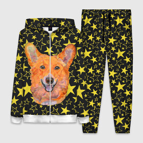 Женский костюм 3D с принтом Corgi | Stars в Курске,  |  | corgi | dog | dogs | instagram | korgi | star | stars | telegram | tik tok | vk | звездочка | звездочки | звезды | корги | лапки | лапы | милая | пёс | песик | псы | сабака | сабачка | собака | собачка | собачки