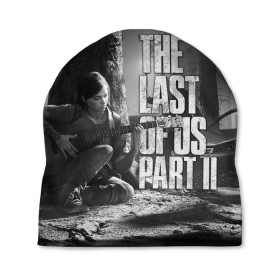 Шапка 3D с принтом THE LAST OF US 2 в Курске, 100% полиэстер | универсальный размер, печать по всей поверхности изделия | cicadas | fireflies | naughty dog | the last of us | the last of us part 2 | tlou | tlou2 | джоэл | последние из нас | цикады | элли