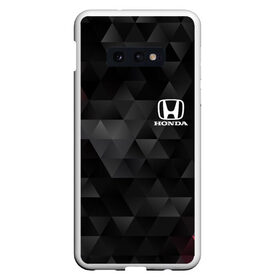 Чехол для Samsung S10E с принтом HONDA в Курске, Силикон | Область печати: задняя сторона чехла, без боковых панелей | honda | авто | автомобиль | логотип | марка | машина | надпись | текстура | хонда