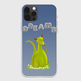 Чехол для iPhone 12 Pro Max с принтом Dragon Dreams в Курске, Силикон |  | девушке | детское | дракон | дракон добрый | дракон лето | дракон мечтатель | дракон ребенку | дракон цветы | дракончик | летний дракон | лето | мечтай | мечтатель | мечты | мечты дракона