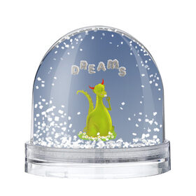 Снежный шар с принтом Dragon Dreams в Курске, Пластик | Изображение внутри шара печатается на глянцевой фотобумаге с двух сторон | девушке | детское | дракон | дракон добрый | дракон лето | дракон мечтатель | дракон ребенку | дракон цветы | дракончик | летний дракон | лето | мечтай | мечтатель | мечты | мечты дракона