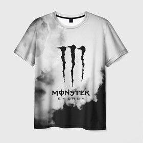 Мужская футболка 3D с принтом MONSTER ENERGY в Курске, 100% полиэфир | прямой крой, круглый вырез горловины, длина до линии бедер | adrenalin | energy monster | monster | monster energy | monstr | sport | адреналин | монстер | монстр | напиток | спорт | энергетик
