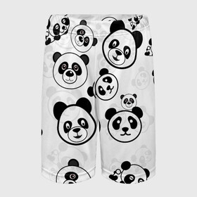 Детские спортивные шорты 3D с принтом Панды в Курске,  100% полиэстер
 | пояс оформлен широкой мягкой резинкой, ткань тянется
 | арт | животное | животные | зверь | картинка | коала | медведь | мишка | настроение | пальма | панда | панды | рисунок | текстура