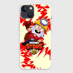 Чехол для iPhone 13 с принтом Brawl Stars Dynamike в Курске,  |  | brawl | brawl stars | brawl stars mike | brawler | dynamike | mike | new br | stars | бравл | бравл стар майк | бравл старс | взрыв | динамайк | диномайк | игра | майк | моба | мобильная | старс | шутер