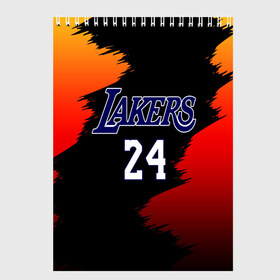 Скетчбук с принтом Los Angeles Lakers / Kobe Brya в Курске, 100% бумага
 | 48 листов, плотность листов — 100 г/м2, плотность картонной обложки — 250 г/м2. Листы скреплены сверху удобной пружинной спиралью | Тематика изображения на принте: 24 | kobe | kobe bean bryant | lakers | los angeles | американский баскетболист | баскетбол | баскетболист | коби | коби бин брайант | лейкерс | лос анджелес | нью йорк