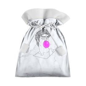Подарочный 3D мешок с принтом Bubble gum в Курске, 100% полиэстер | Размер: 29*39 см | bubble gum | скульптура | статуя