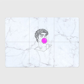 Магнитный плакат 3Х2 с принтом Bubble gum в Курске, Полимерный материал с магнитным слоем | 6 деталей размером 9*9 см | bubble gum | скульптура | статуя