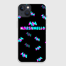 Чехол для iPhone 13 с принтом Marshmello в Курске,  |  | fortnite | marshmello | абстракция | диджей | игра | маршмелло | маршмеллоу | маршмелоу | музыка | неон | фортнайт