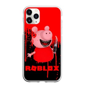 Чехол для iPhone 11 Pro матовый с принтом Roblox piggy/Свинка Пигги. в Курске, Силикон |  | 