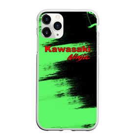 Чехол для iPhone 11 Pro матовый с принтом Kawasaki в Курске, Силикон |  | kawasaki | moto | ninja | брызги | дорога | кавасаки | краска | мотоцикл | надпись | неон | ниндзя | паутина | скорость | текстура