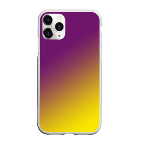 Чехол для iPhone 11 Pro матовый с принтом ГРАДИЕНТ в Курске, Силикон |  | gradient | summer | textures | tie dye | абстракт | градиент | желтая | лето | переход | радуга | тай дай | текстура | текстуры | фиолетовая | хиппи | цвета