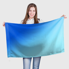 Флаг 3D с принтом blue в Курске, 100% полиэстер | плотность ткани — 95 г/м2, размер — 67 х 109 см. Принт наносится с одной стороны | gradient | summer | textures | tie dye | абстракт | градиент | лето | море | небо | переход | радуга | синяя | тай дай | текстура | текстуры | хиппи | цвета
