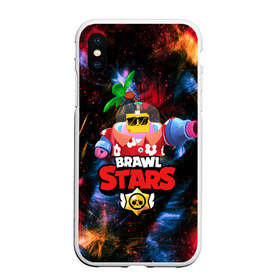 Чехол для iPhone XS Max матовый с принтом BRAWL STARS СПРАУТ в Курске, Силикон | Область печати: задняя сторона чехла, без боковых панелей | bibi | brawl stars | coach mike | crow | gale | leon | leon shark | max | mecha crow | mortis | mr.p | nani | phoenix | sally leon | sandy | spike | sprout | tara | virus 8 bit | werewolf | ворон | оборотень