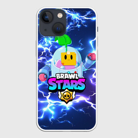 Чехол для iPhone 13 mini с принтом BRAWL STARS СПРАУТ в Курске,  |  | bibi | brawl stars | coach mike | crow | gale | leon | leon shark | max | mecha crow | mortis | mr.p | nani | phoenix | sally leon | sandy | spike | sprout | tara | virus 8 bit | werewolf | ворон | оборотень