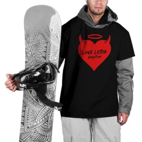 Накидка на куртку 3D с принтом Payton в Курске, 100% полиэстер |  | love | moormeier | payton | блоггер | блогер | дьявол | мумайер | мурмаер | мурмайер | пайтон | пейтон | пэйтон | сердце | танцы | тик ток