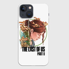 Чехол для iPhone 13 mini с принтом The Last of Us Part II Ellie в Курске,  |  | ellie | ellie williams | post apocalypse | the last of us 2 | the last of us part ii | tlou | tlou2 | одни из нас | одни из нас 2 | одни из нас часть ii | постапокалипсис | элли | элли уильямс