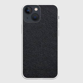 Чехол для iPhone 13 mini с принтом текстура черная кожа рельеф в Курске,  |  | классика | кожаный | объем | повседневный | под кожу | рельеф | стиль | текстура | черная кожа