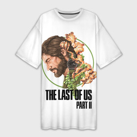 Платье-футболка 3D с принтом The Last of Us Part II Joel в Курске,  |  | joel | joel miller | post apocalypse | the last of us 2 | the last of us part ii | tlou | tlou2 | джоэл | джоэл миллер | одни из нас | одни из нас 2 | одни из нас часть ii | постапокалипсис