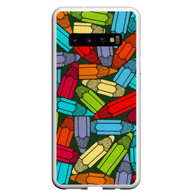 Чехол для Samsung Galaxy S10 с принтом детские цветные карандаши арт в Курске, Силикон | Область печати: задняя сторона чехла, без боковых панелей | арт | весело | детские | карандаши | необычно | просто | рисунок | цветные | ярко