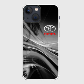 Чехол для iPhone 13 mini с принтом TOYOTA в Курске,  |  | auto | sport | toyota | авто | автомобиль | автомобильные | бренд | марка | машины | спорт | тойота