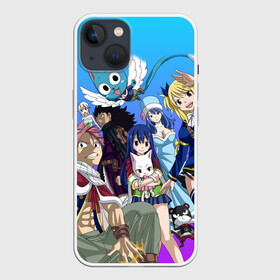 Чехол для iPhone 13 с принтом All heroes of Fairy Tail в Курске,  |  | fairy tail | аниме | анимэ | манга | мультфильм | персонаж | сказка | фаир таил | фаиру таил | фейри тейл | фильм | хвост феи