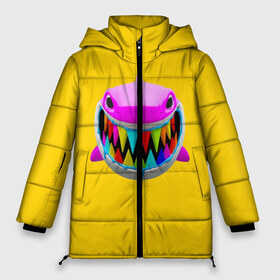 Женская зимняя куртка 3D с принтом 6IX9INE (69) SHARK (НА СПИНЕ) в Курске, верх — 100% полиэстер; подкладка — 100% полиэстер; утеплитель — 100% полиэстер | длина ниже бедра, силуэт Оверсайз. Есть воротник-стойка, отстегивающийся капюшон и ветрозащитная планка. 

Боковые карманы с листочкой на кнопках и внутренний карман на молнии | Тематика изображения на принте: daniel hernandez | dummy boy | foreign music | foreign rap | gooba | gummo | hernandez | hip hop | rap | rapper | rapper takeshi 6ix | tekashi | даниэль эрнандес | зарубежная музыка | зарубежный реп | реп | репер | репер та