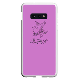 Чехол для Samsung S10E с принтом Lil peep в Курске, Силикон | Область печати: задняя сторона чехла, без боковых панелей | cry baby | leel | pip | лил | лил пип | модная музыка | модный рэп | музыка | пип | птица | птичка | реп | рэп | рэпер