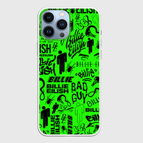 Чехол для iPhone 13 Pro Max с принтом BILLIE EILISH | БИЛЛИ АЙЛИШ LOGOBOMBING в Курске,  |  | be | billie | billie eilish | blohsh | ghoul | logobombing | билли | билли айлиш | биляш | логобомбинг