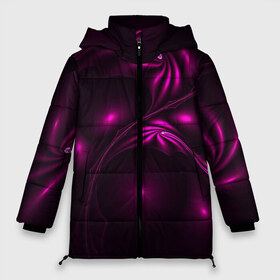Женская зимняя куртка 3D с принтом Lullaby Pink в Курске, верх — 100% полиэстер; подкладка — 100% полиэстер; утеплитель — 100% полиэстер | длина ниже бедра, силуэт Оверсайз. Есть воротник-стойка, отстегивающийся капюшон и ветрозащитная планка. 

Боковые карманы с листочкой на кнопках и внутренний карман на молнии | Тематика изображения на принте: abstract | abstraction | geometry | line | pattern | psy | абстрактный | абстракция | геометрия | краски | кубики | линии | неоновые | неоновый | психоделика | текстура