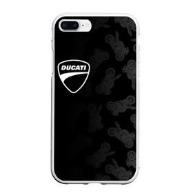 Чехол для iPhone 7/8 Plus матовый с принтом DUCATI [1] в Курске, Силикон | Область печати: задняя сторона чехла, без боковых панелей | ducati | moto | дукати | мото | мотоцикл