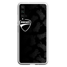 Чехол для Honor 20 с принтом DUCATI [1] в Курске, Силикон | Область печати: задняя сторона чехла, без боковых панелей | ducati | moto | дукати | мото | мотоцикл